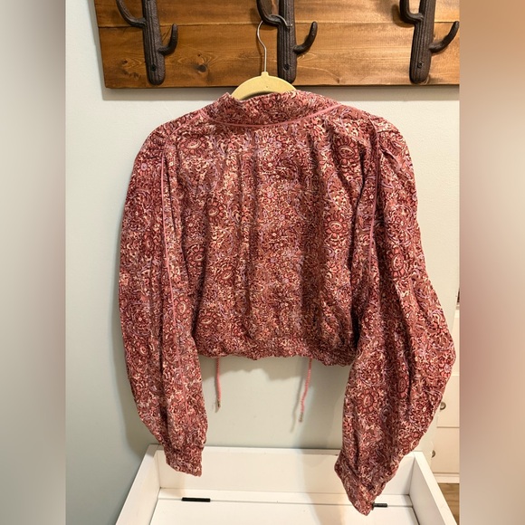 Free People Rosalina Floral Jacket in XS Brown - Picture 4 of 7